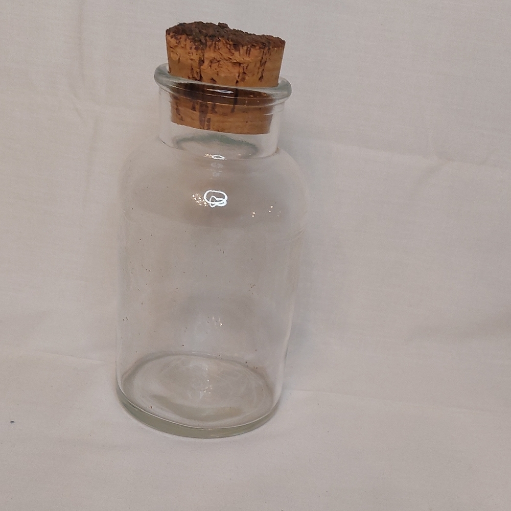 Glass Jar with Cork Lid